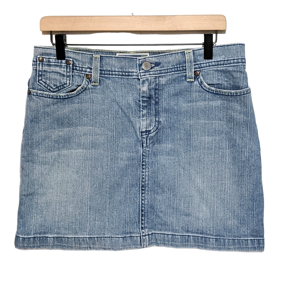 Old Navy Light Blue Denim Mini Skirt